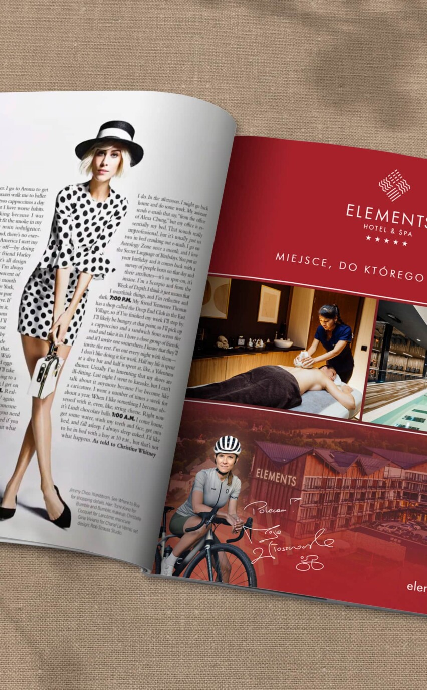 Reklama w "Wysokich obcasach" nr 01/2023