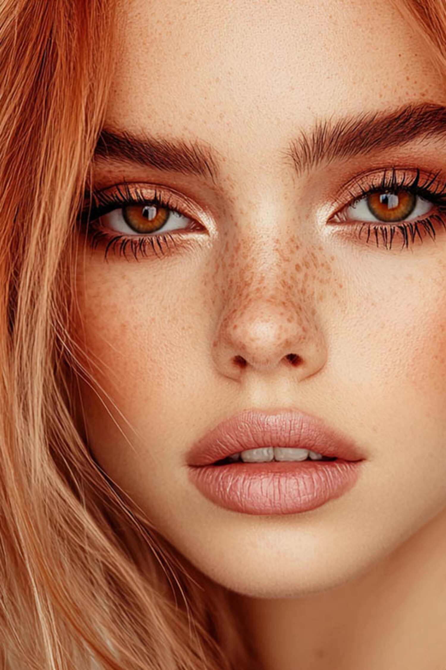 rudowłosa piekna kobieta