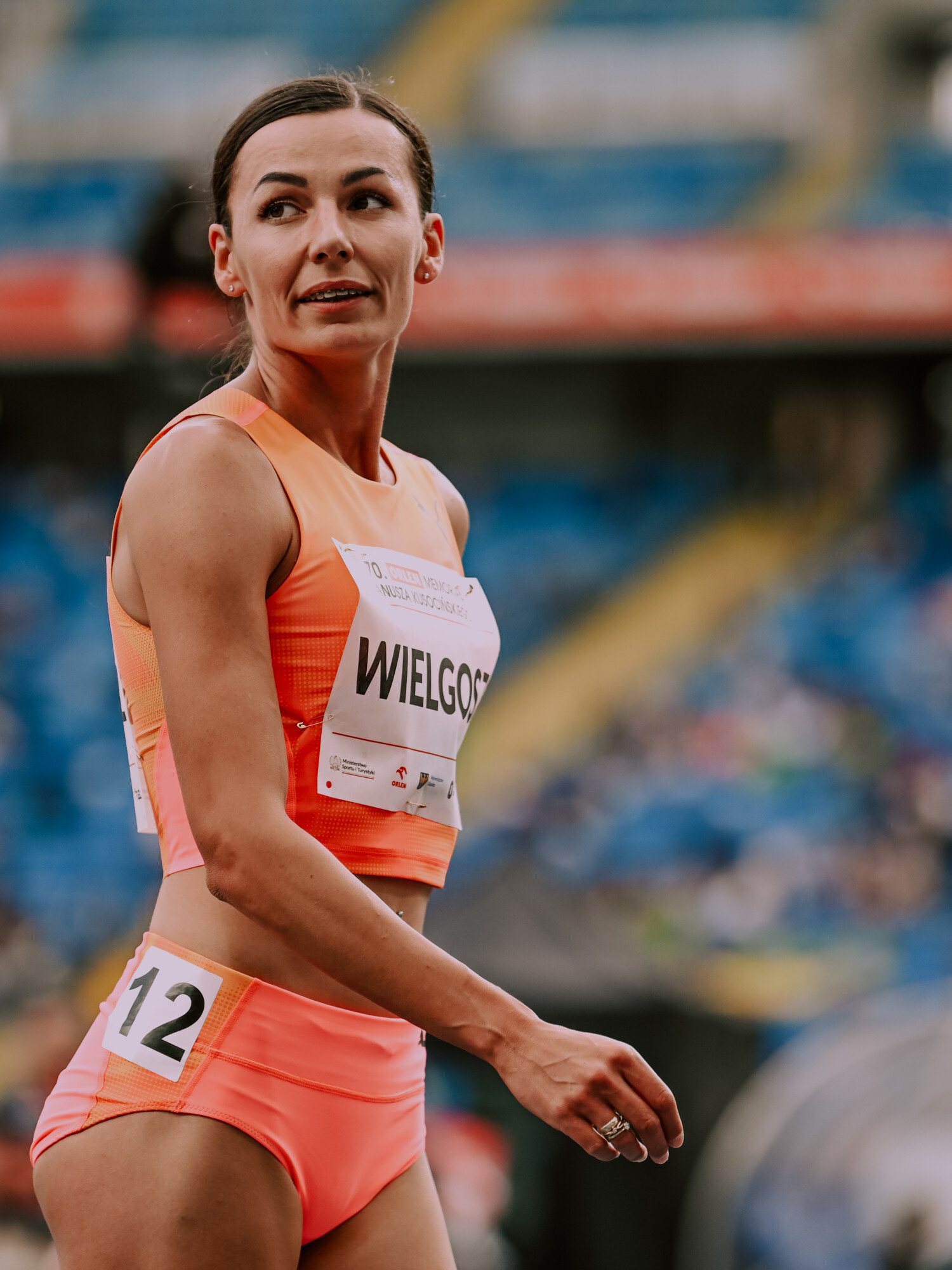 Anna Wielgosz na zawodach 400m