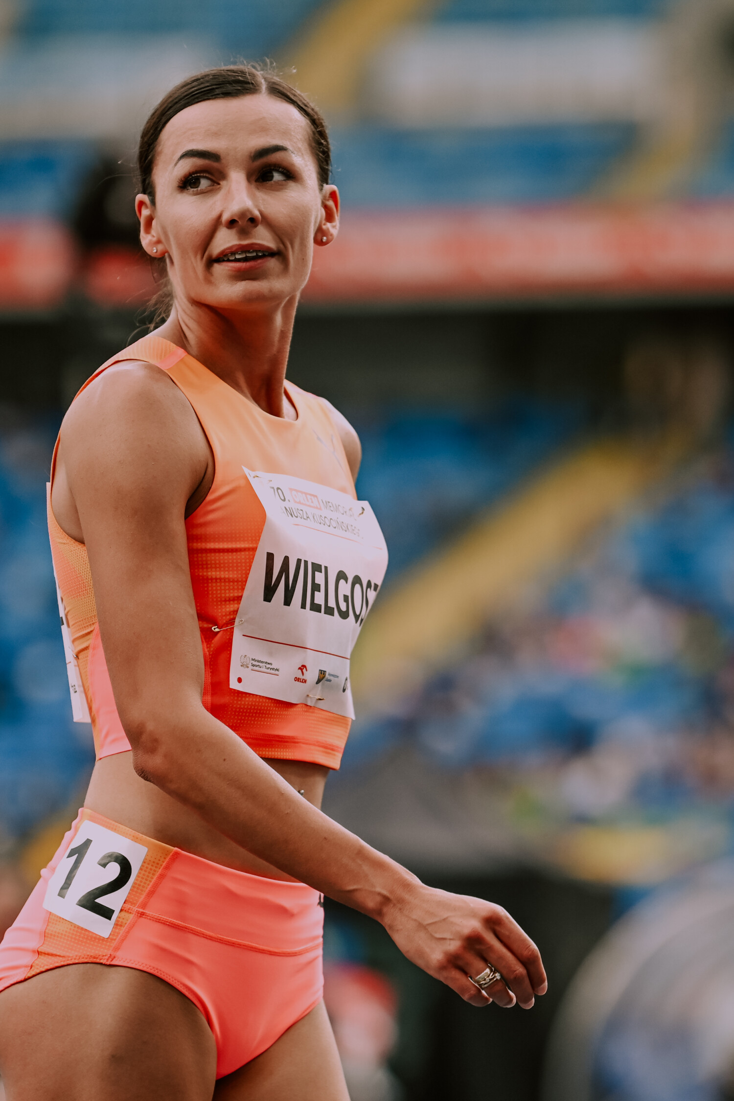 Anna Wielgosz na zawodach 400m